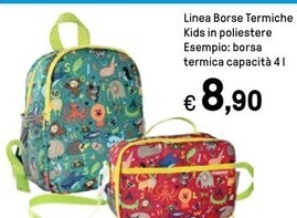 Iper La Grande Linea borse termiche kids in poliestere offerta