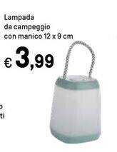 Iper La Grande Lampada da campeggio con manico 12 x 9 cm offerta