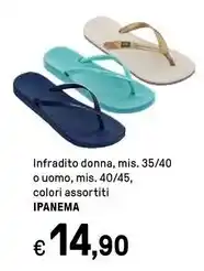 Ipanema - infradito donna , mis . 35/40 o uomo