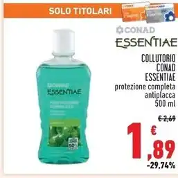 Spazio Conad Lavazza 50 cialde caffè espresso e gusto forte offerta