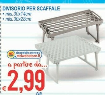 MD Discount Divisorio Per Scaffale offerta