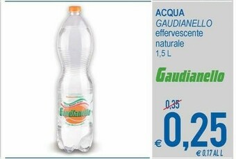 MD Discount Gaudianello Acqua Effervescente Naturale offerta