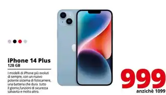 Apple iphone 14 plus 128gb blu