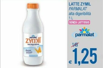 MD Discount Parmalat Latte Zymil Alta Digeribilita Senza Lattosio offerta