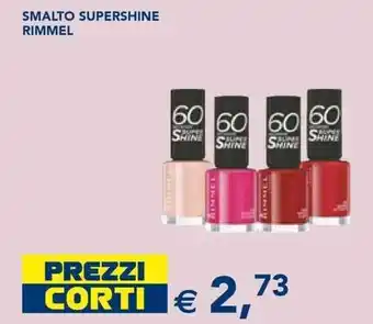 Esselunga SMALTO SUPERSHINE RIMMEL offerta