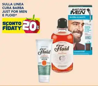 SULLA LINEA CURA BARBA JUST FOR MEN E FLOID*