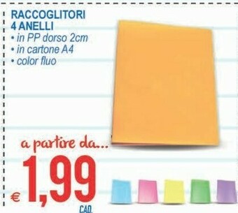 Raccoglitori 4 Anelli