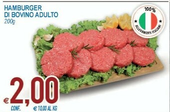MD Discount Hamburger Di Bovino Adulto offerta