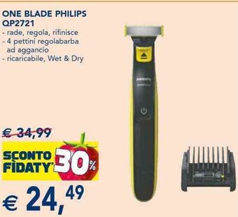 Esselunga ONE BLADE PHILIPS QP2721 offerta