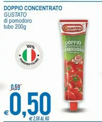 MD Discount Gustato - Doppio Concentrato Di Pomodoro 200 G offerta