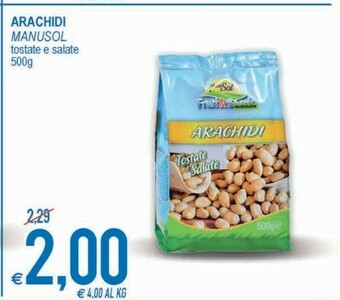MD Discount Manusol Arachidi Tostate E Salate offerta