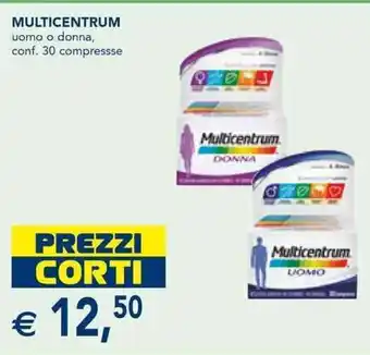 Esselunga MULTICENTRUM uomo o donna, conf. 30 compressse offerta