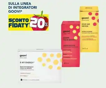 Esselunga SULLA LINEA DI INTEGRATORI GOOVI* offerta