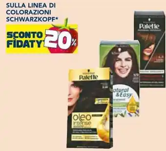 Esselunga SULLA LINEA DI COLORAZIONI SCHWARZKOPF* offerta