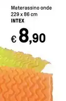 Iper La Grande Intex materassino onde 229 x 86 cm offerta