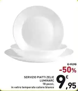 Luminarc servizio piatti zelie