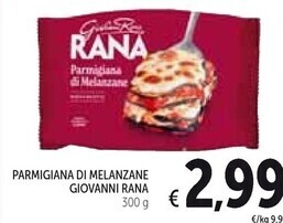 Spazio Conad Rana parmigiana di melanzane giovanni offerta