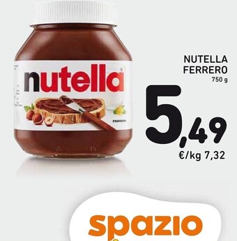 Spazio Conad Ferrero nutella offerta