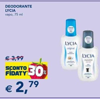 DEODORANTE LYCIA vapo, 75 ml