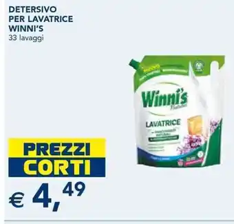 Esselunga DETERSIVO PER LAVATRICE WINNI'S 33 lavaggi offerta