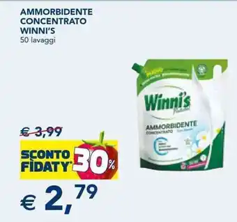Esselunga AMMORBIDENTE CONCENTRATO WINNI'S 50 lavaggi offerta