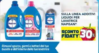 Esselunga SULLA LINEA ADDITIVI LIQUIDI PER LAVATRICE NAPISAN* offerta