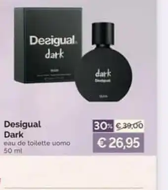 Prodet Desigual Dark Eau De Toilette Uomo offerta