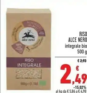 Alce Nero Riso Integrale Biologico