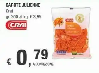 Crai Crai Carote Julienne 200 G offerta