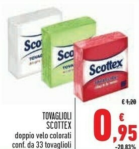 Conad Superstore Scottex Tovaglioli offerta