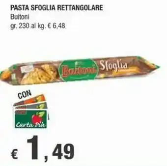Crai Buitoni La Sfoglia Rettangolare offerta