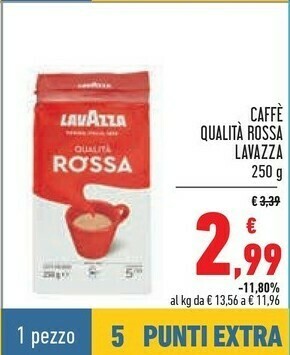 Conad Superstore Lavazza Caffè Qualità Rossa offerta