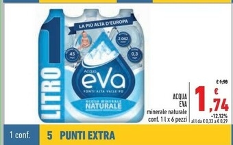 Conad Superstore Eva - Acqua Minerale Naturale offerta