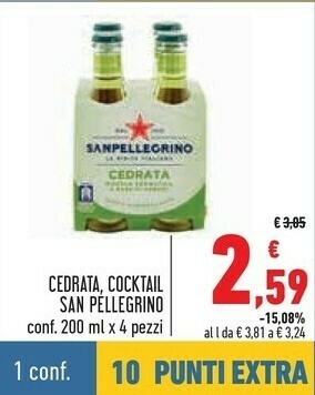 Conad San Pellegrino Bibite offerta