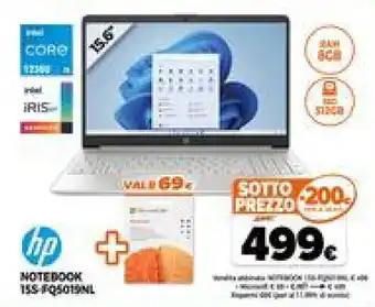 HP Notebook 15S-FQ5019NL