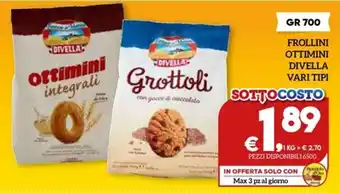 FROLLINI OTTIMINI DIVELLA VARI TIPI GR 700