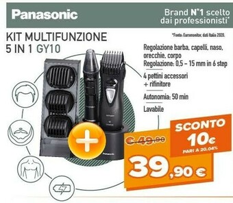 Expert Panasonic Kit Multifunzione 5 In 1 GY10 offerta