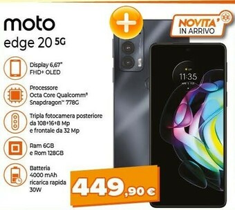 Expert Motorola Moto Edge 20 5G offerta