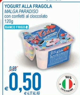 MD Discount Malga Paradso Yogurt Alla Fragola offerta
