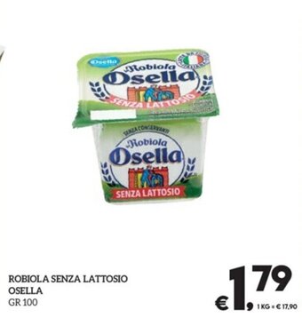 ROBIOLA SENZA LATTOSIO OSELLA GR 100