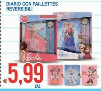 Diario Con Paillettes Reversibili
