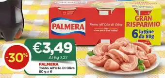 Crai Palmera Tonno All'Olio D'Oliva offerta