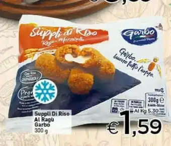 Crai Garbo Suppli Di Riso Al Ragu offerta