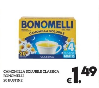 CAMOMILLA SOLUBILE CLASSICA BONOMELLI 20 BUSTINE
