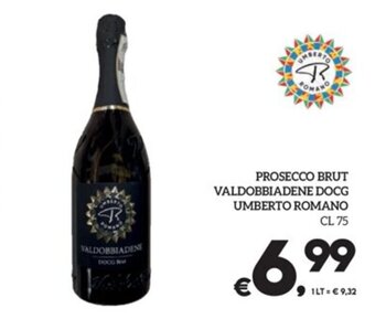 Il Centesimo PROSECCO BRUT VALDOBBIADENE DOCG UMBERTO ROMANO CL 75 offerta