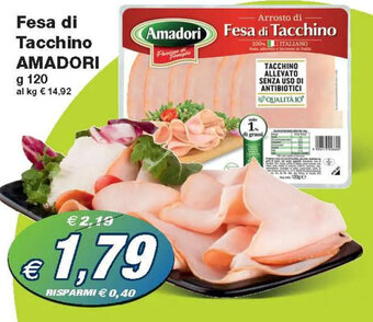 Fesa di Tacchino AMADORI g 120