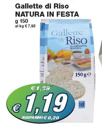 Gallette di Riso NATURA IN FESTA g 150