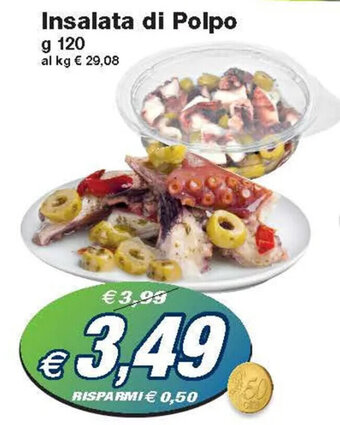 Prix Quality Insalata di Polpo g 120 offerta