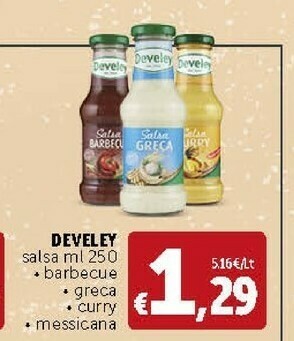Deco Supermercati Develey - Salsa Greca 250 G(ml) offerta
