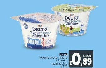 Deco Supermercati Delta - Delta Yogurt Greco Autentico 170 G(ml) offerta